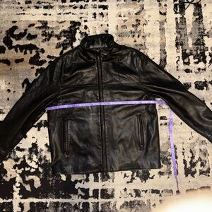 Men's Black Marc New York Leather Jacket